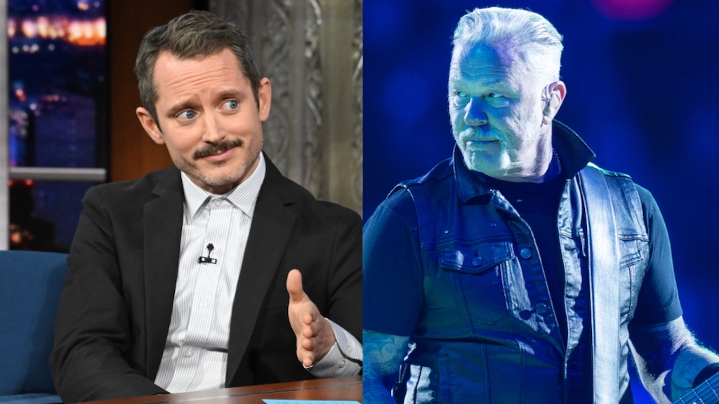 Schauspieler Elijah Wood (l.) hat einen bestimmten Metallica-Track zu oft gehört